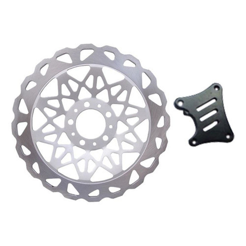 Discao disco de Freio Titan 150 Fan Mix Cargo 290 m Prata Dianteiro 2009 2010 2011 2012 2013 2014 15