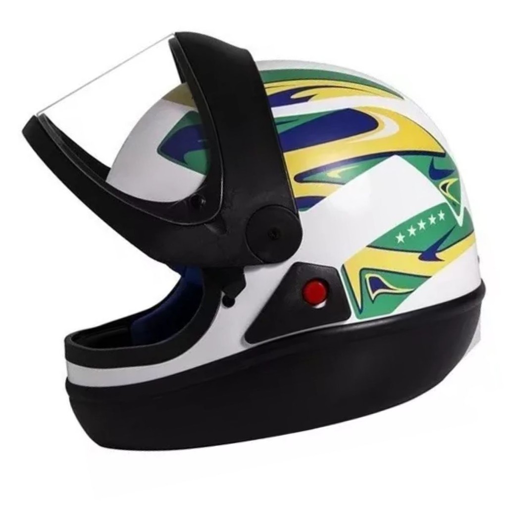 CAPACETE MOTO SAN MARINO ORIGINAL TAURUS GRAFIC FECHADO MOTOTAXI