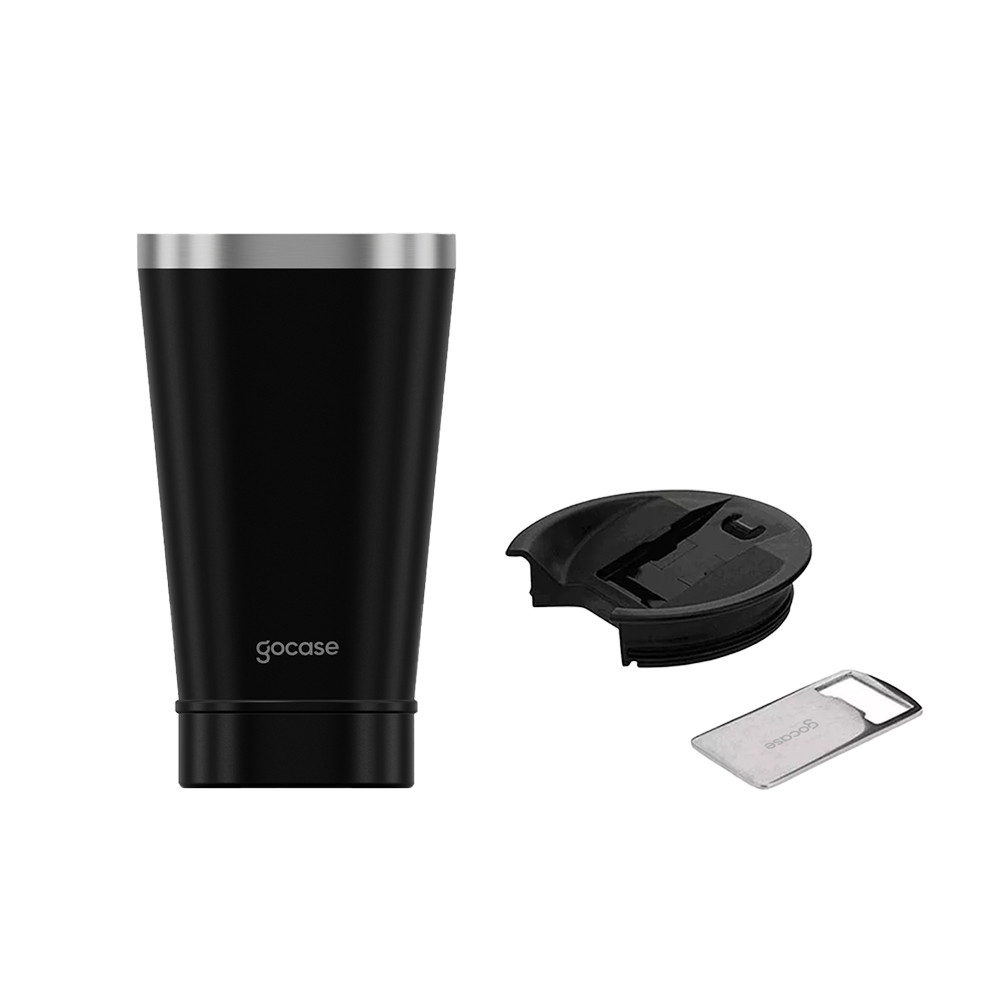 Copo Térmico Gocase Vibe Aço Inoxidável 470ml + Tampa
