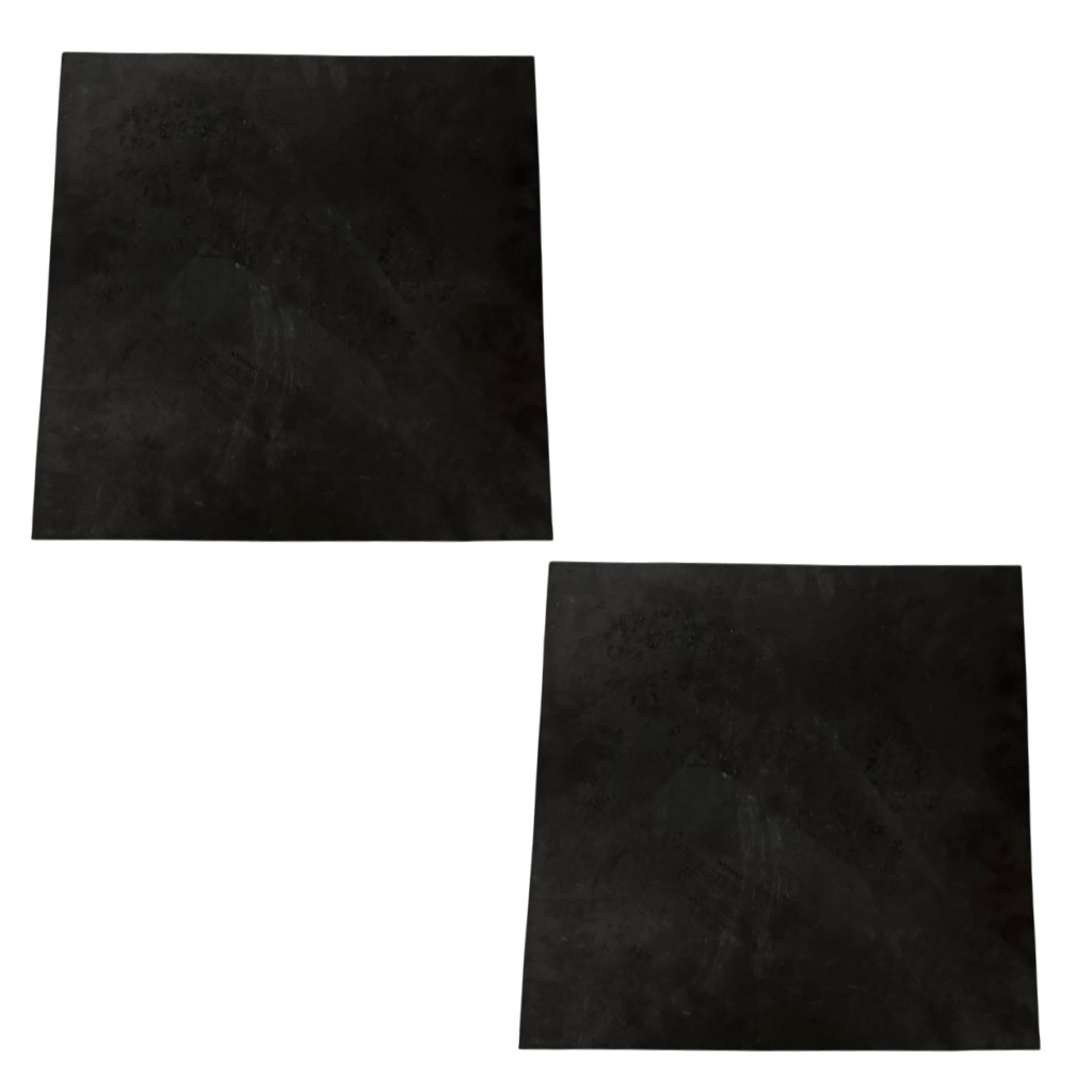 Par Borracha Aparabarro Lameiro Caminhão 50 X 50 Lisa Preta em Oferta na Shopee