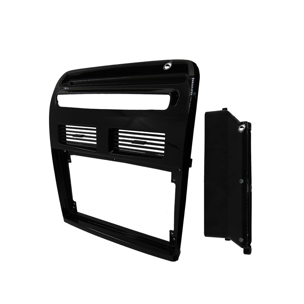 Moldura De Painel 2 Din 9" Linea 2008 à 2014 Black Piano