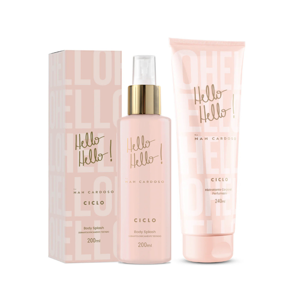 Ciclo Hello Hello Nah Cardoso Kit Loção e Body Splash - 2 Itens em Oferta na Shopee