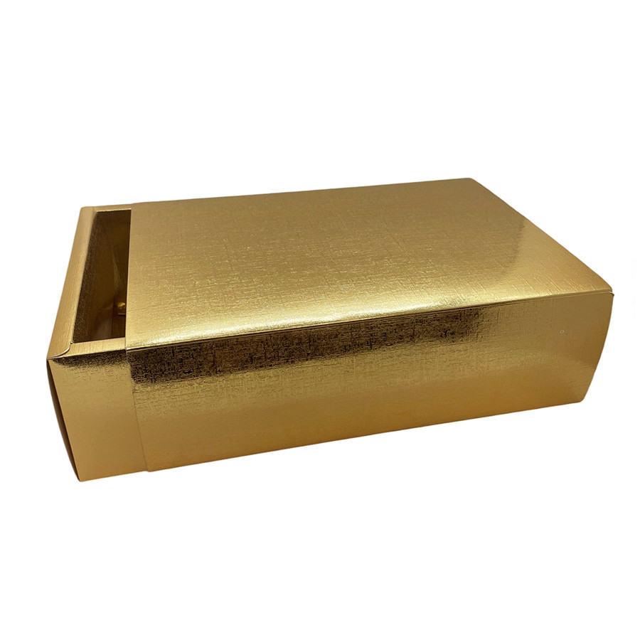 Caixa Gaveta Premium N°1 - Ouro - 27x19x8,5cm - 5 unidades - Rizzo em Oferta na Shopee