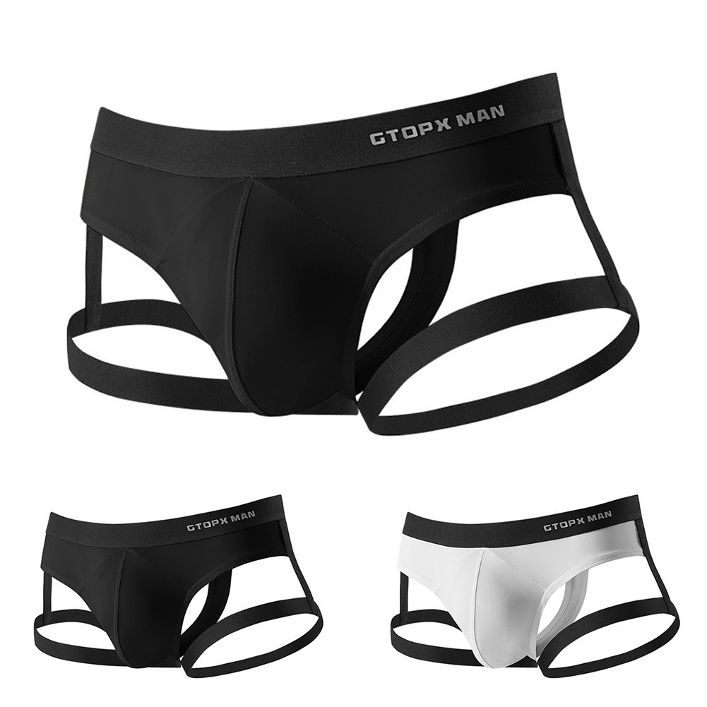 【 HPD 】 Mens Cuecas De Jockstrap Sem Costas Fio Dental