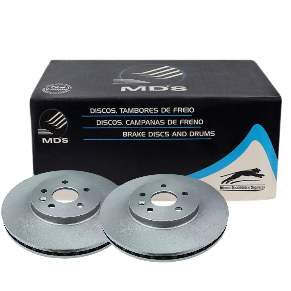 Par Disco Freio Dianteiro Tracker 1.4/1.8/ 1.0 16v Ventilado