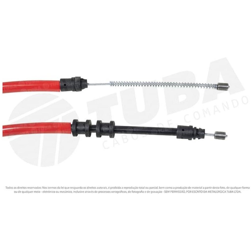 Cabo de comando do freio Traseiro Renault Kangoo 2000 a 2023