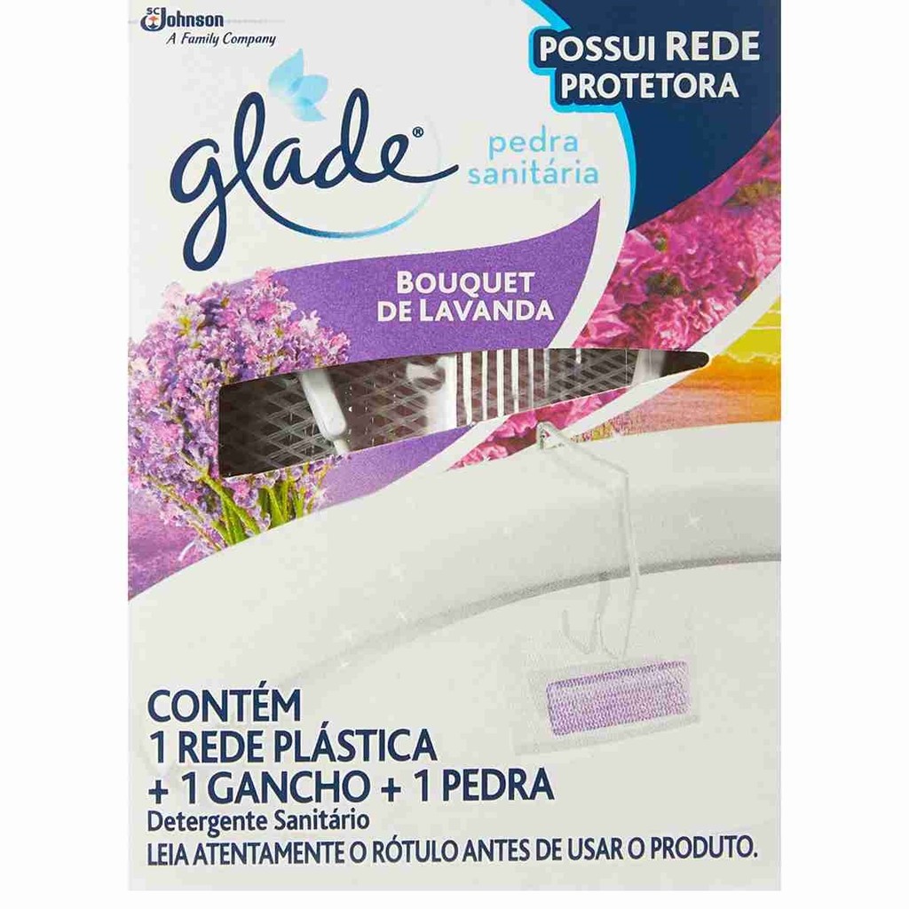 Kit C/ 2 Detergente Sanitario Pedra Bouquet Lavanda Glade