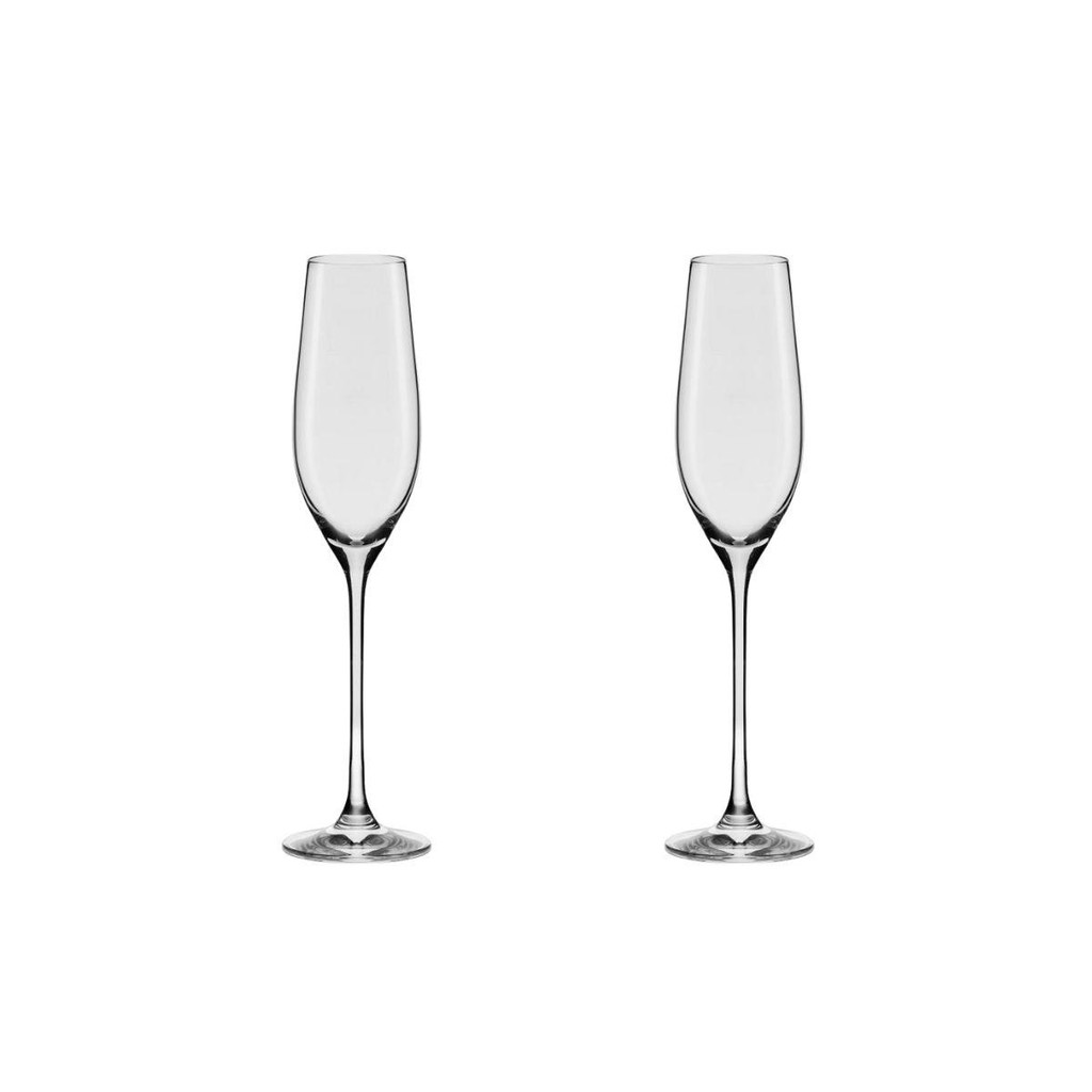 Jogo de 2 Taças De Cristal Espumante 210 Ml Oxford Forever Classic
