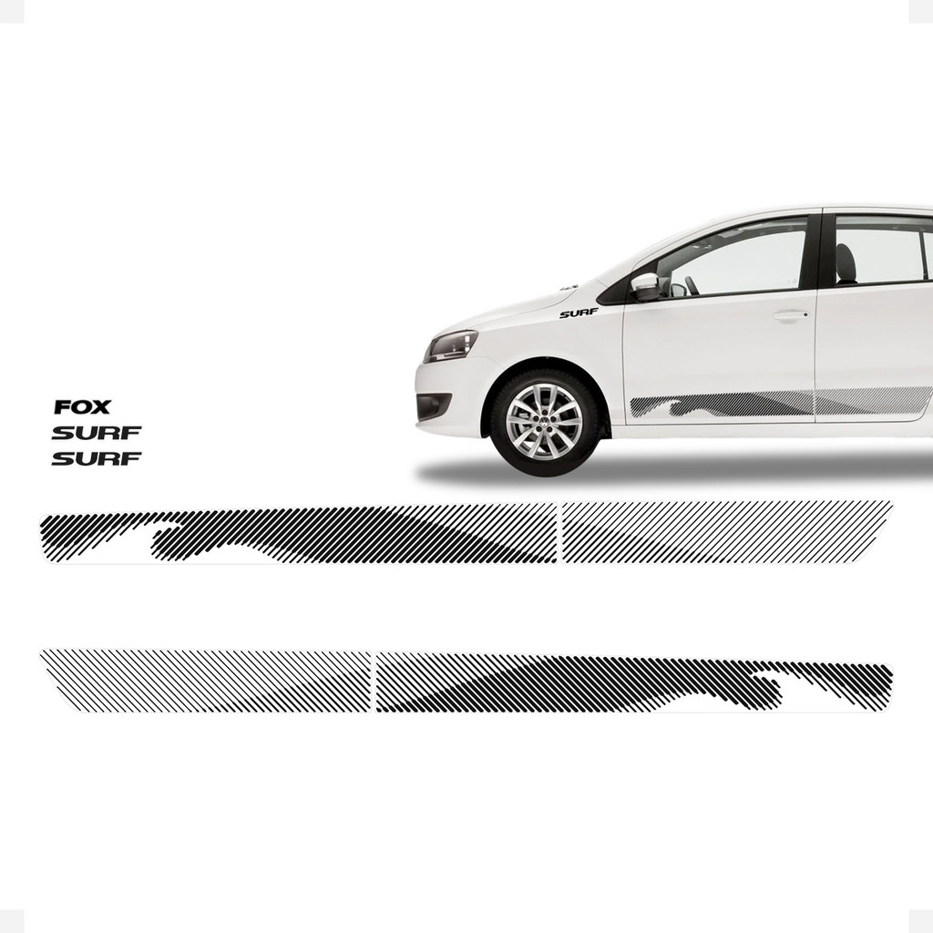 Adesivo Faixa Lateral Fox Surf 2012/2022 Volkswagen Genérico em Oferta na Shopee