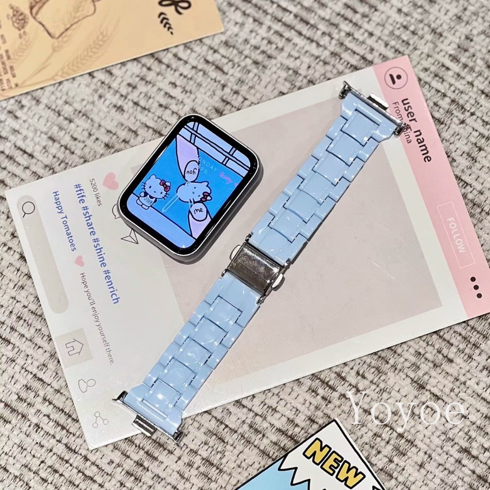 Pulseira De Resina Para Redmi Watch 5 4 Cinta SmartWatch Correa Xiaomi Mi Banda 8 Pro 9Pro