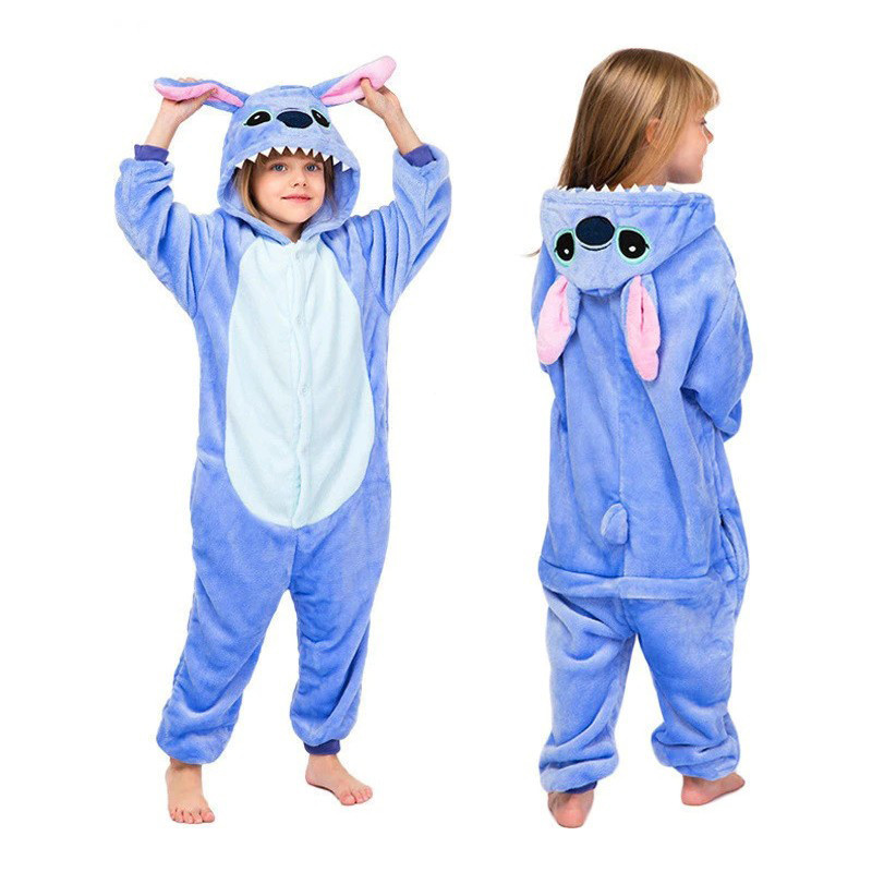 Macacão Infantil De Flanela Estilo Animal , Pijama Para Meninos E Meninas , Roupas De Inverno Casa