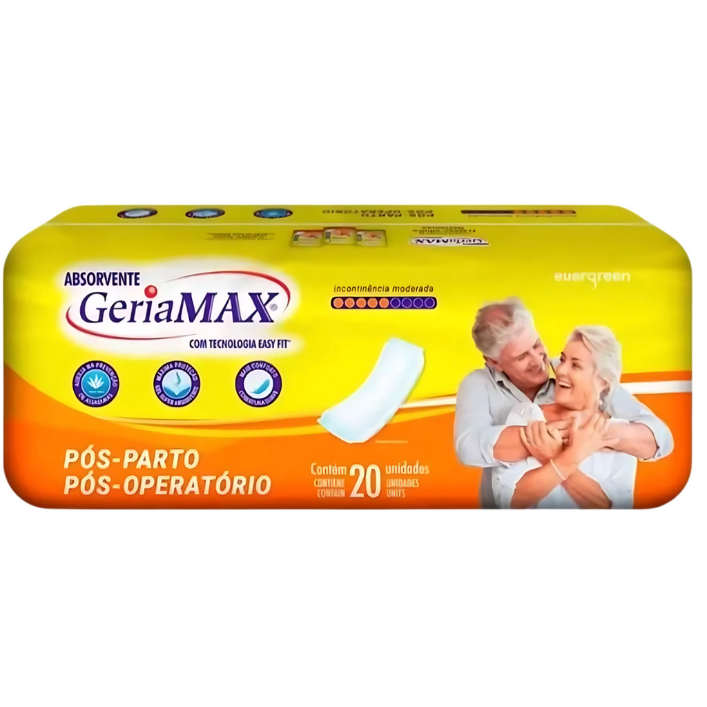 Absorvente Pós-Parto/Pós-Operatório GeriaMAX