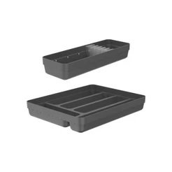 Kit de organizador de talheres e facas Ou 2 peças Chumbo