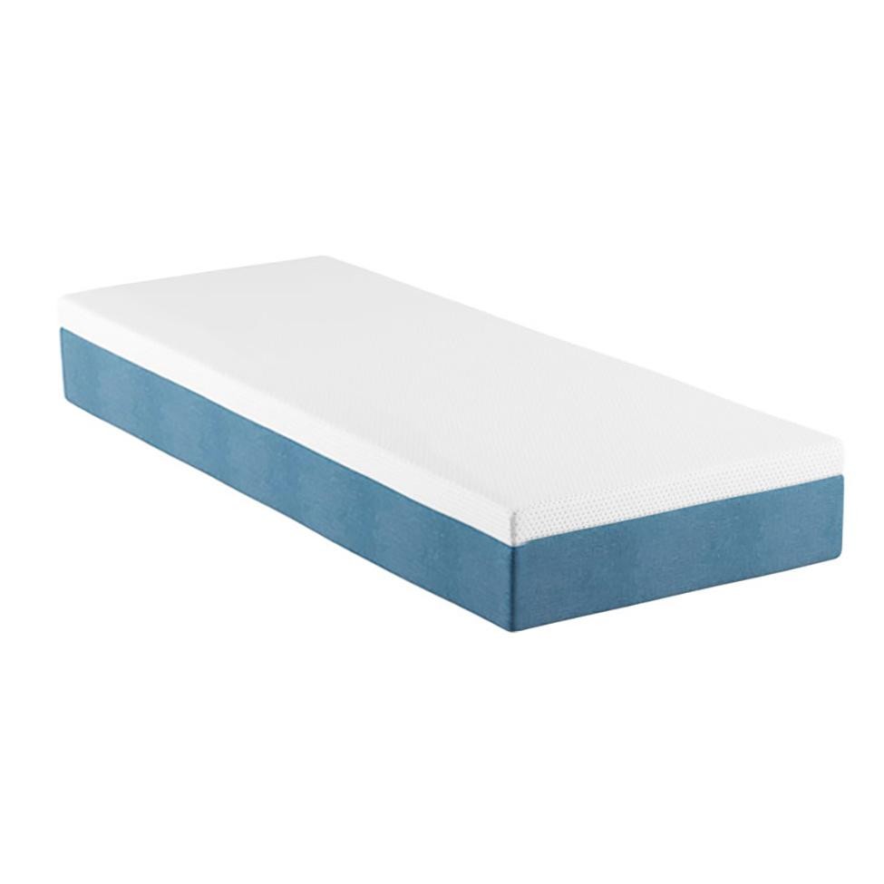 Colchão Solteiro Mola Ensacada Guldi Original Macio (25x88x188) Azul e Branco em Oferta na Shopee