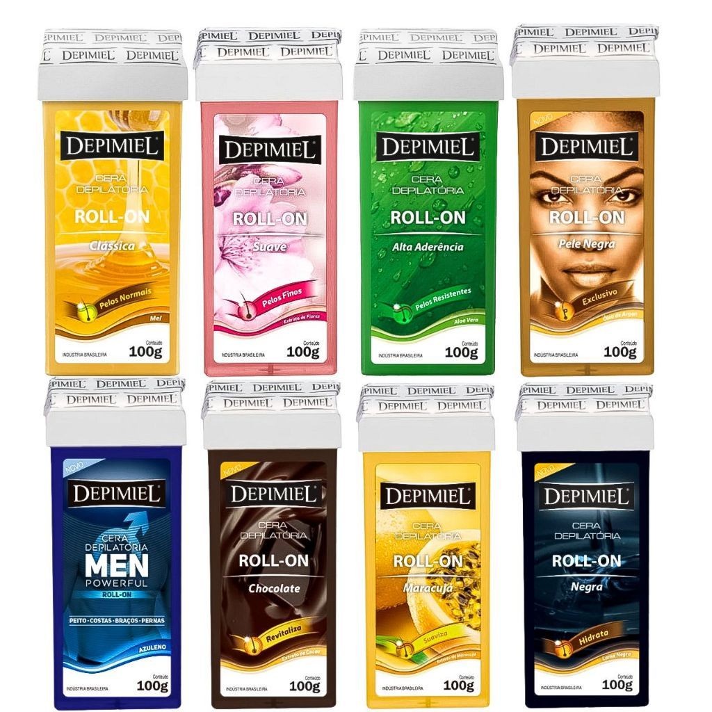 Cera Depilatória Roll-On Clássica Depimiel 100g Depilação