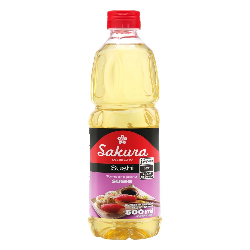 Tempero Para Sushi Sakura 500ml em Oferta na Shopee