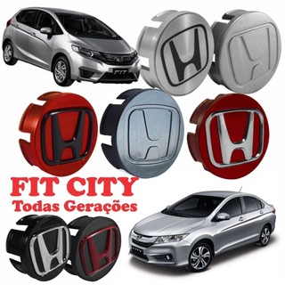 Jogo de Calotinha Calota Centro Roda de liga Medida 58,00mm Tampa Centro Roda Honda Fit City Wrv em Oferta na Shopee