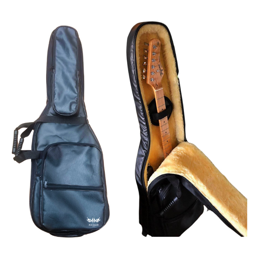 Capa Case Violao Caimbé Couro + Pelúcia 1,04x40x12