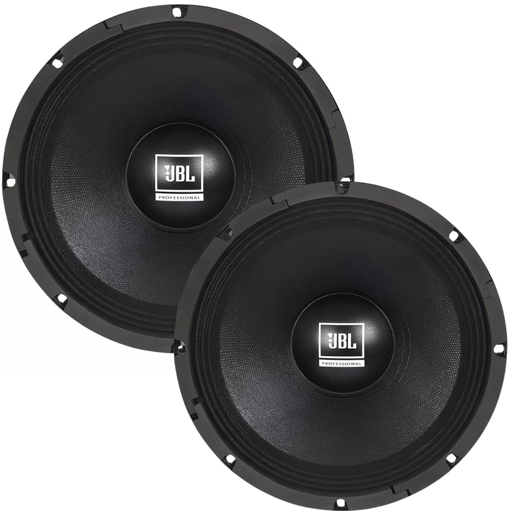 Kit 2 Woofer Alto Falante Jbl 10' 10pwx 250w 4ohms Som Grave
