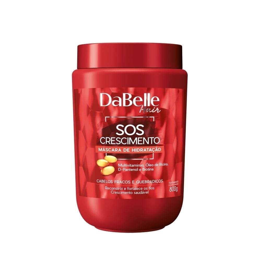 Máscara Hidratação Dabelle Sos Crescimento 800g em Oferta na Shopee