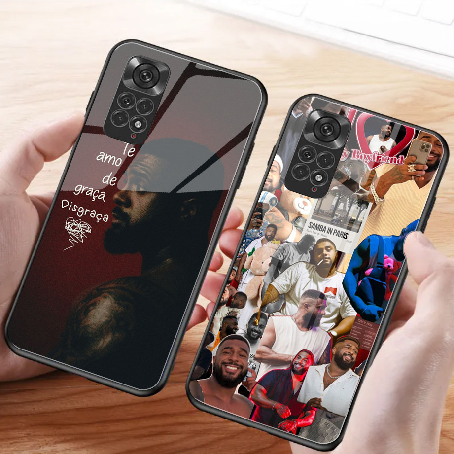 Baco Exu Do Blues 02 Capa De Telefone De Vidro Temperado Para Xiaomi Redmi Note 13 pro plus 12 4G 11 10 5G 9