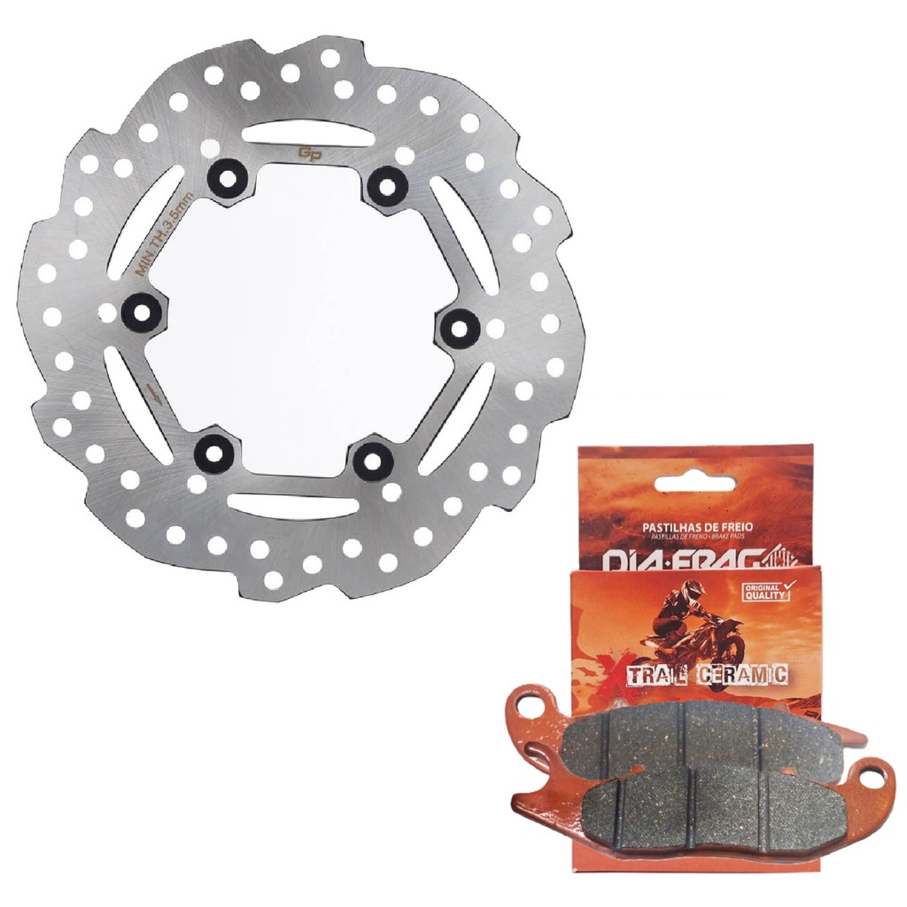 Disco de Freio Dianteiro Adv 150 Abs + Pastilhas Cerâmica Diafrag em Oferta na Shopee