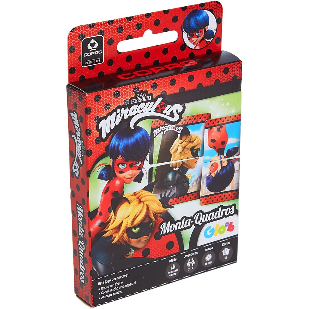 Jogo - Miraculous Monta-Quadros - Copag