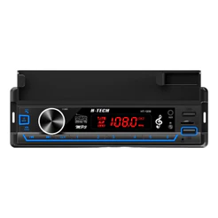 Radio Automotivo Bluetooth H-Tech HT-1200 USB SD 4x25W Com Controle e Suporte Celular