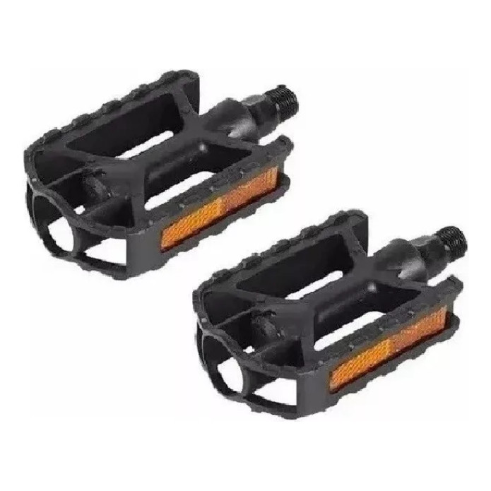Pedal P/ Bicicleta Bike Com Refletor 1/2 Rosca Fina Oferta em Oferta na Shopee