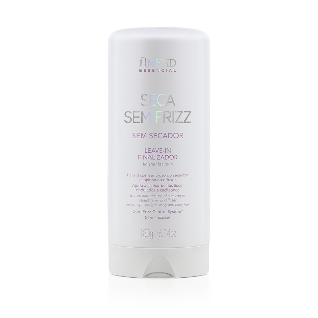 Amend Essencial Leave-in Finalizador Seca Sem Frizz Para Todos Os Tipos de Cabelo 180g