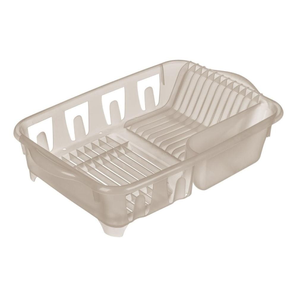 Escorredor de Louça Plástico Grande Capuccino Casar Sanremo em Oferta na Shopee