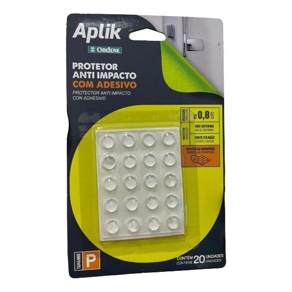 Detalhes do Silicone Adesivo Protetor Anti-Impacto Gota Transparente 8mm Aplik Ordene 20 Peças