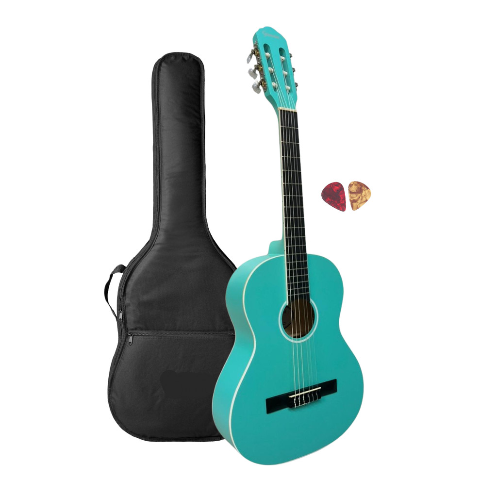 Violão 3/4 Giannini Start N-6 Azul Turquesa Acetinado + Capa