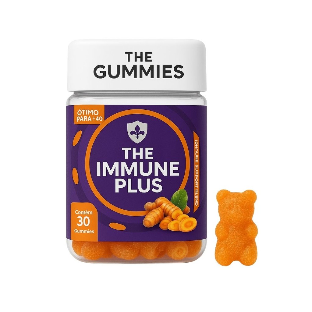 Suplemento Imunológico Gummy +40 com Zinco Vitamina C 30 Un
