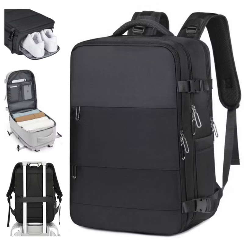 Mochila Executiva Reforçada Masculina/Feminina e Compartimento para Notebook Impermeável Com USB em Oferta na Shopee