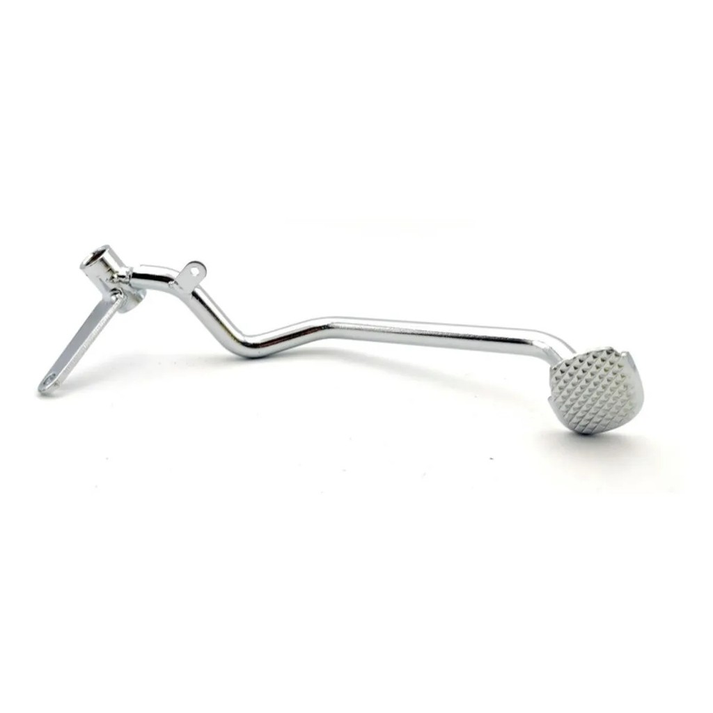 PEDAL DE FREIO TRASEIRO CROMADO YBR 125 2006 ATÉ 2008 / FACTOR 125 2009 ATÉ 2013