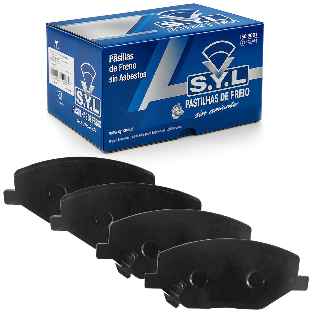 Pastilha Freio Dianteira Spin 1.8 2016 Até 2025 Syl