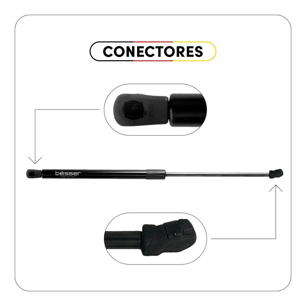 Amortecedor A Gás Para Capô Gm Chevrolet Camaro 2010 À 2015 Pistão à Gás Capo Camaro 2010 à 2015 · foto 2