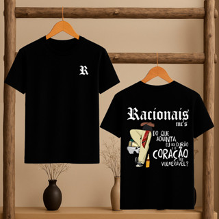 Camiseta Oversized Ou Básica Racionais Mc Rap Nacional Do Que Adianta Eu Ser Durão Trecho Música em Oferta na Shopee