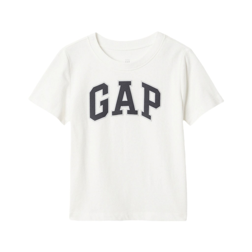 CAMISETA GAP MENINO BRANCA LOGO INFANTIL 2 A 5 ANOS