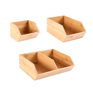 Kit de caixas empilháveis Ou 3 peças Linha Keep em Oferta na Shopee