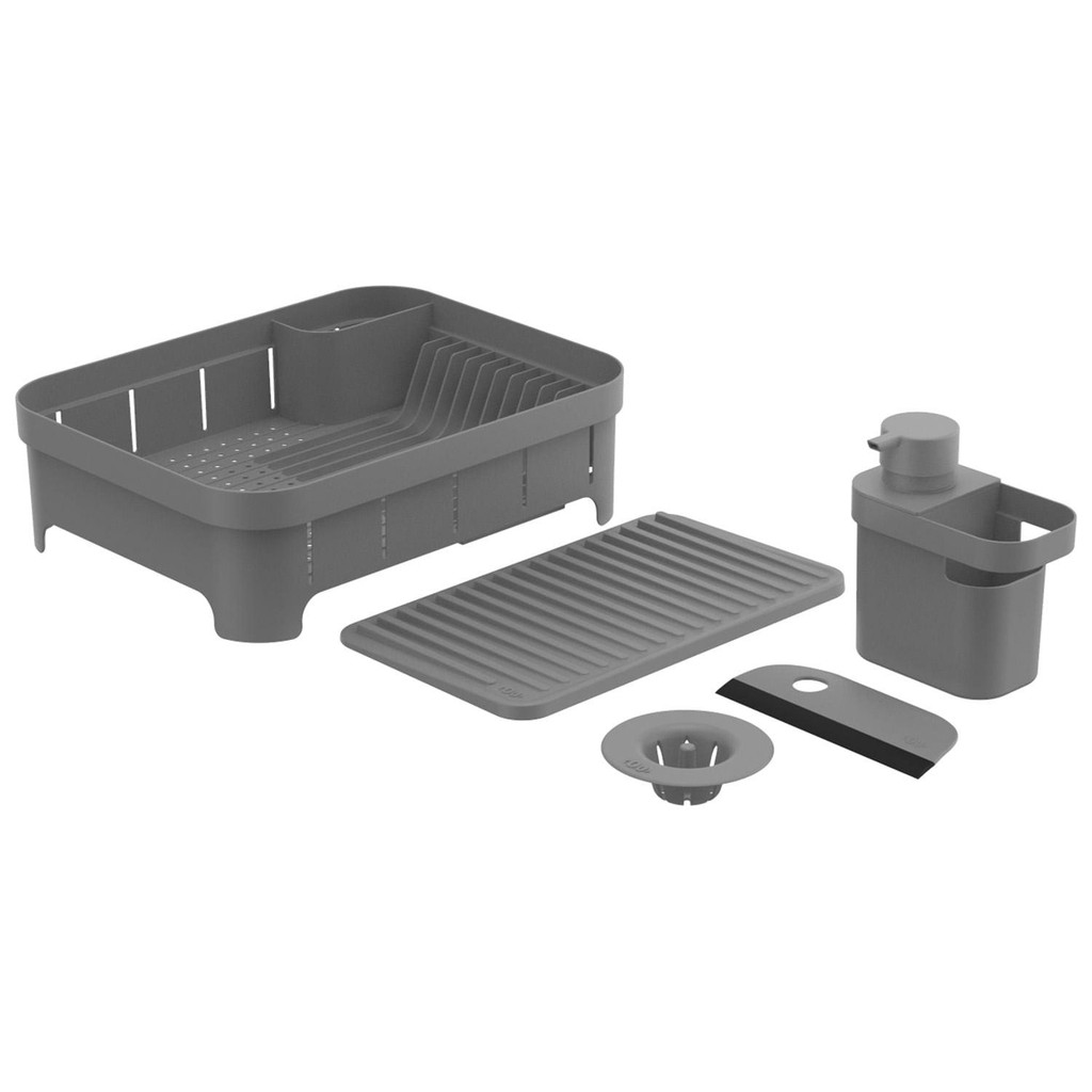 Kit organize sua pia Ou 5 peças Linha Trium - Chumbo em Oferta na Shopee