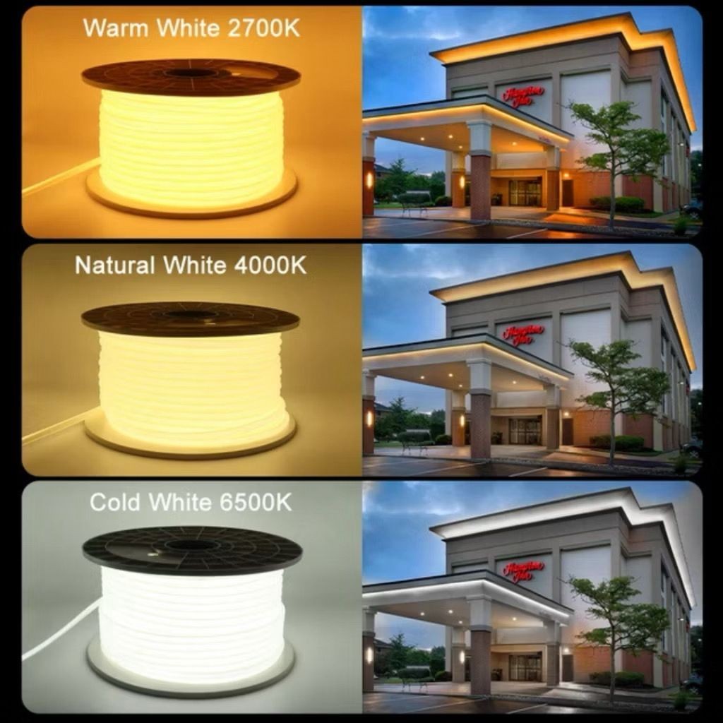 Mangueira Led Cob 3528 5 a 30 metros 288Leds/m Alta Densidade Flexível Branco Quente, Neutro, Frio