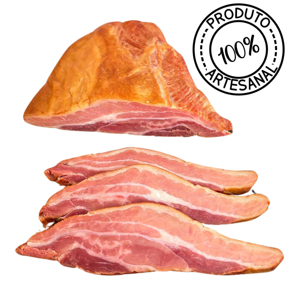 Bacon Panceta Suína Defumado Sem Adição de Conservantes PEÇA