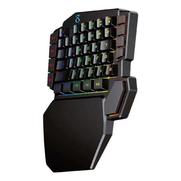 Teclado mecânico RGB para jogadores de 45 teclas com software para 1 mão em Oferta na Shopee