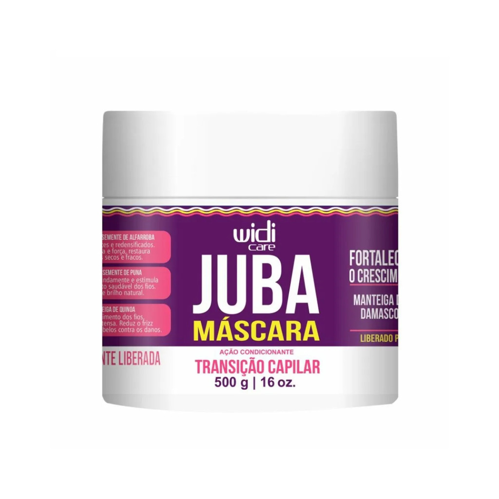 Widi Care Juba Transição Capilar Máscara 500g - Beauty