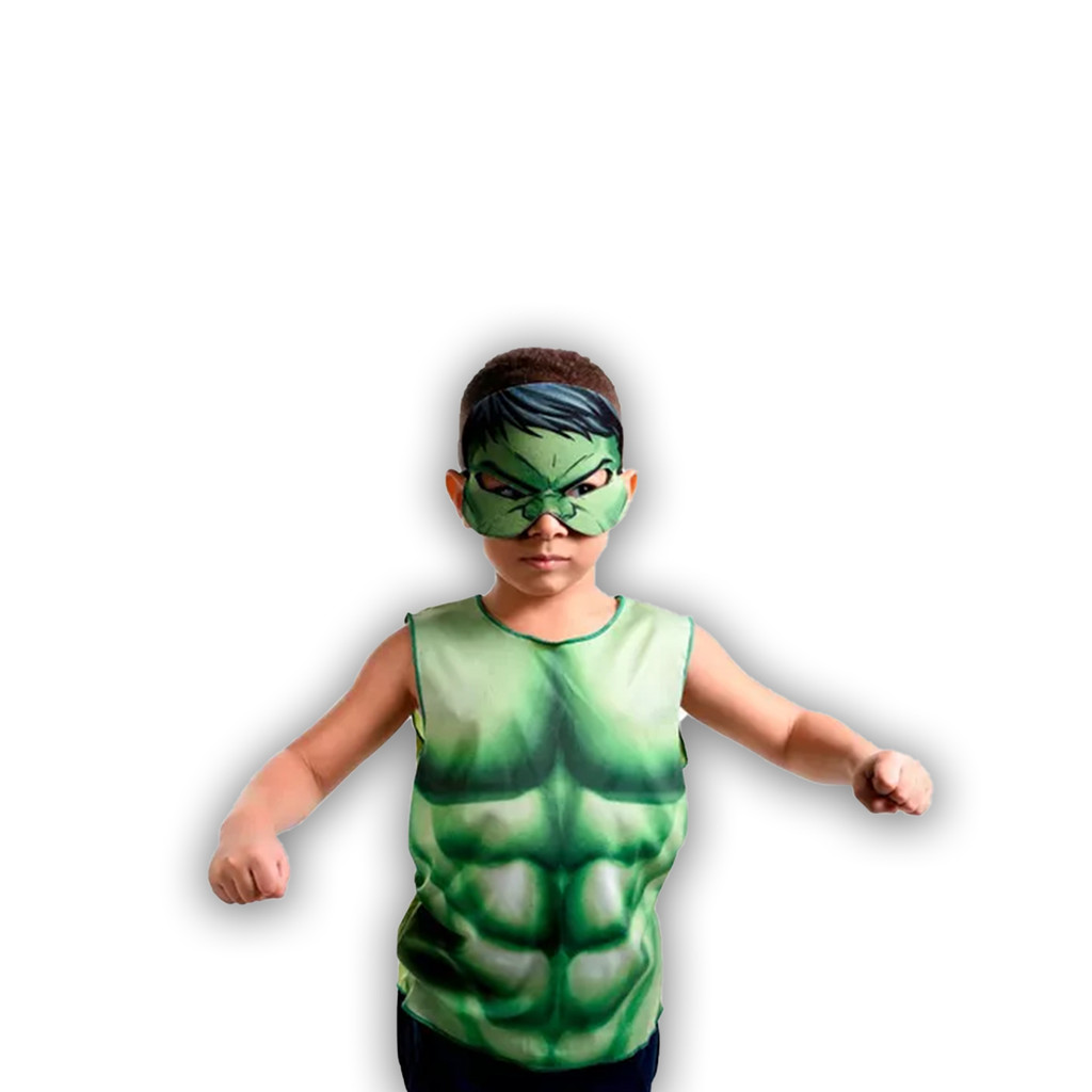 Fantasia Infantil Pop Incrível Hulk Super Magia NovaBrink M