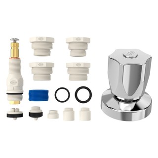 Kit Salva Registro Fácil 9 Em 1 Pps C/acabamento C50 Blukit em Oferta na Shopee