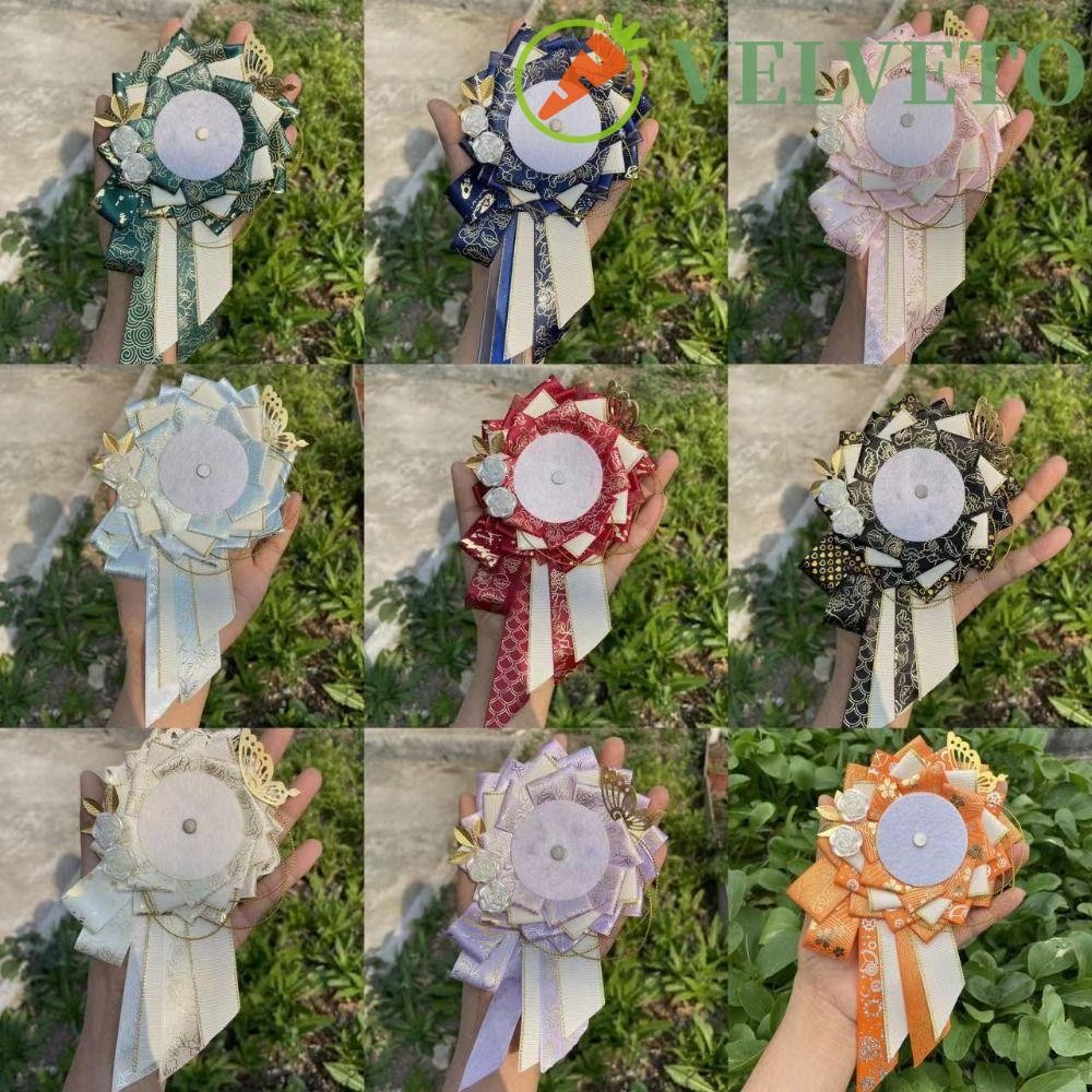 Suporte De Crachá De Anime ELVETO , Base De Exibição De Pinos De Fita De Cauda Oblíqua De Flor , Ornamento De Mochila De em Oferta na Shopee