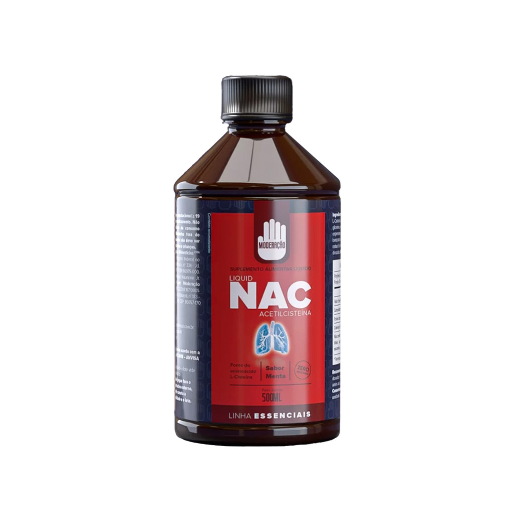 Nac Acetilcisteína Líquido 500ml Moderação